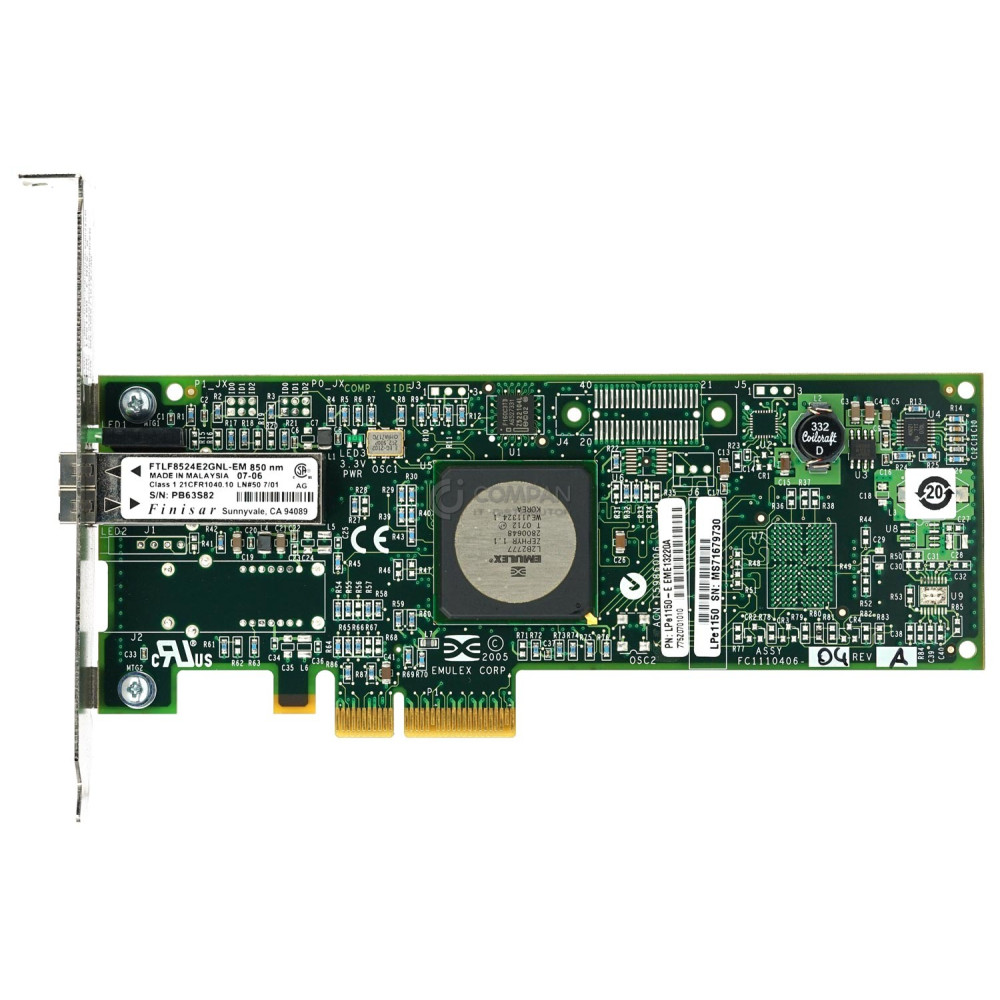 FC1120005-04A EMULEX LPE1150 4GB DUAL PORT PCI-E ADAPTER