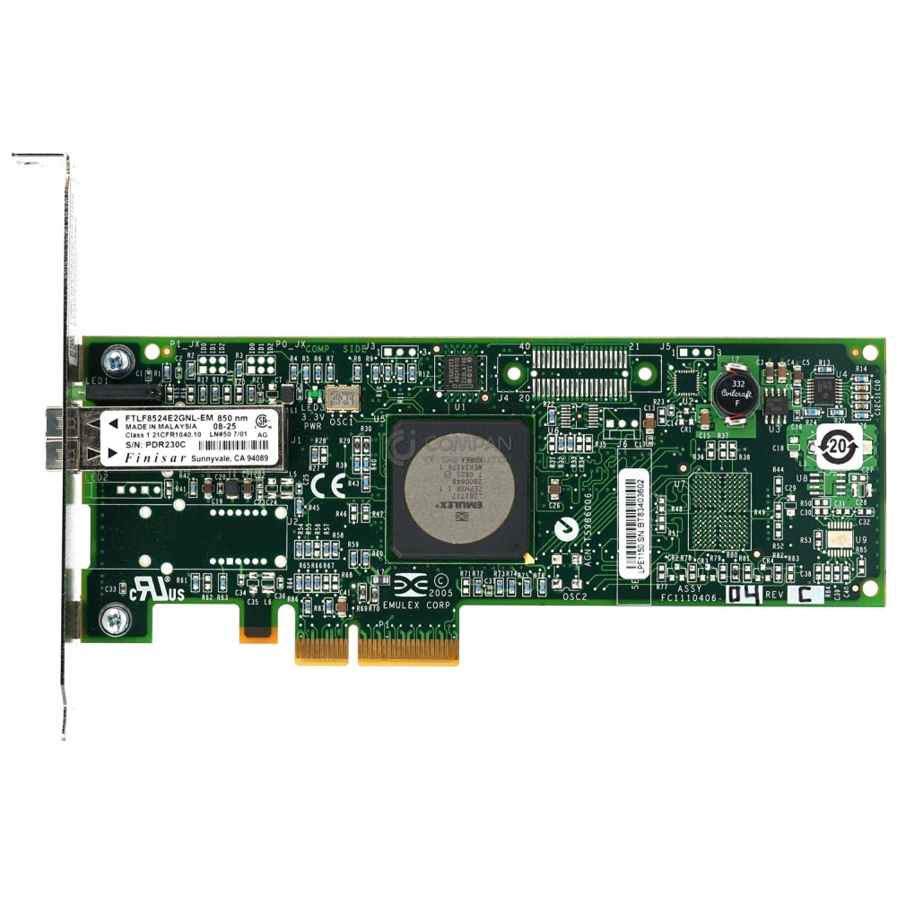 FC1120005-04C EMULEX LPE1150 4GB DUAL PORT PCI-E ADAPTER