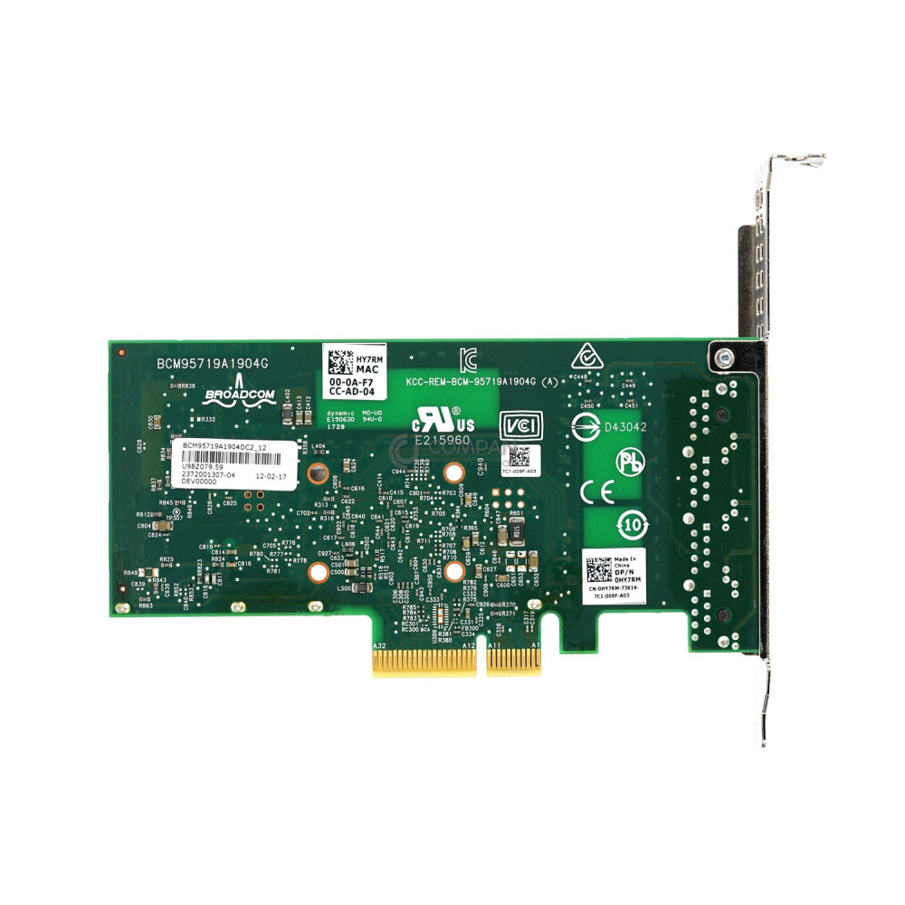 HY7RM DELL BROADCOM 5719 1GB QUAD PORT NETWORK CARD ADAPTER