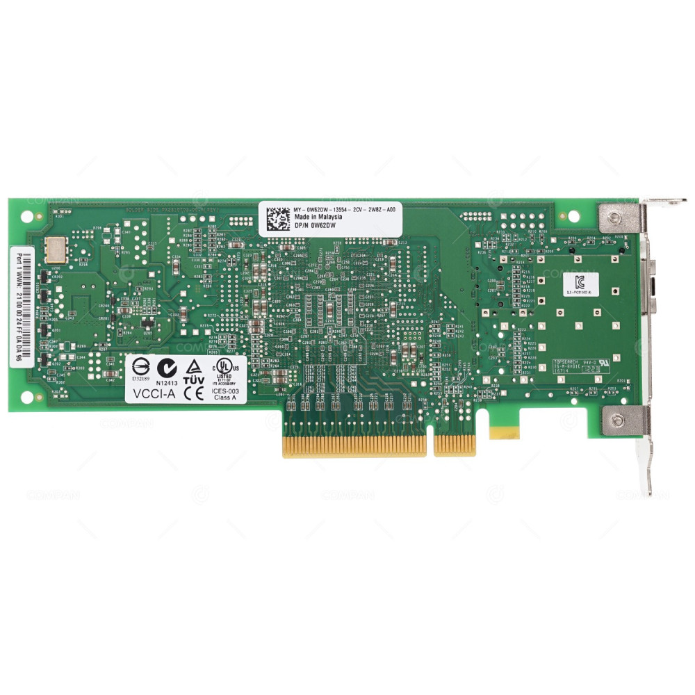 W62DW LP DELL QLOGIC QLE2560 SINGLE PORT 8GB SFP FC PCI-E ADAPTER LOW PROFILE
