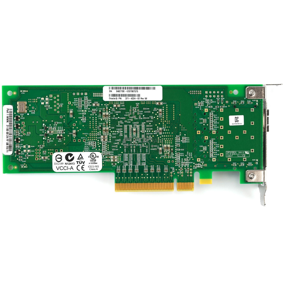 371-4324-02 LP NEW SUN QLE2560 8GB FC SINGLE PORT PCI-E ADAPTER LOW PROFILE