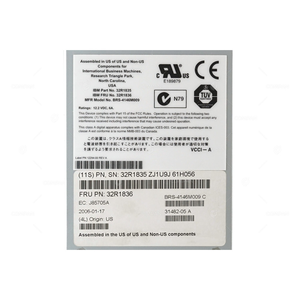 32R1836 IBM MCDATA 20PORT 4GB FIBRE CHANNEL SWITCH