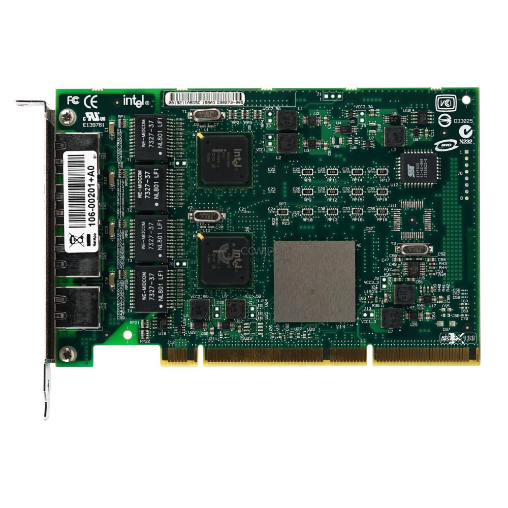 106-00201 NETAPP 4-PORT GIGABIT ETHERNET ADAPTER FOR N7900