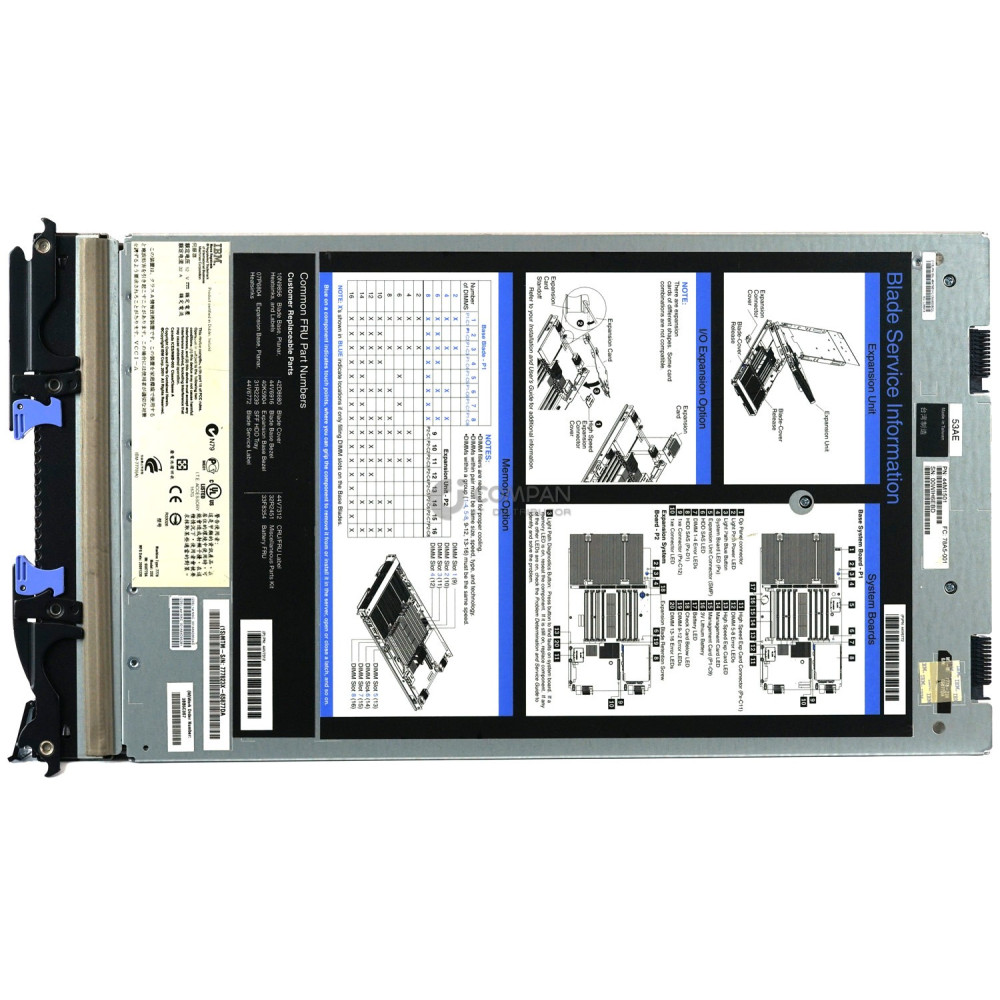 JS23-43-1SFF IBM BLADECENTER ESERVER JS23 2X POWER CPU 16GB RAM
