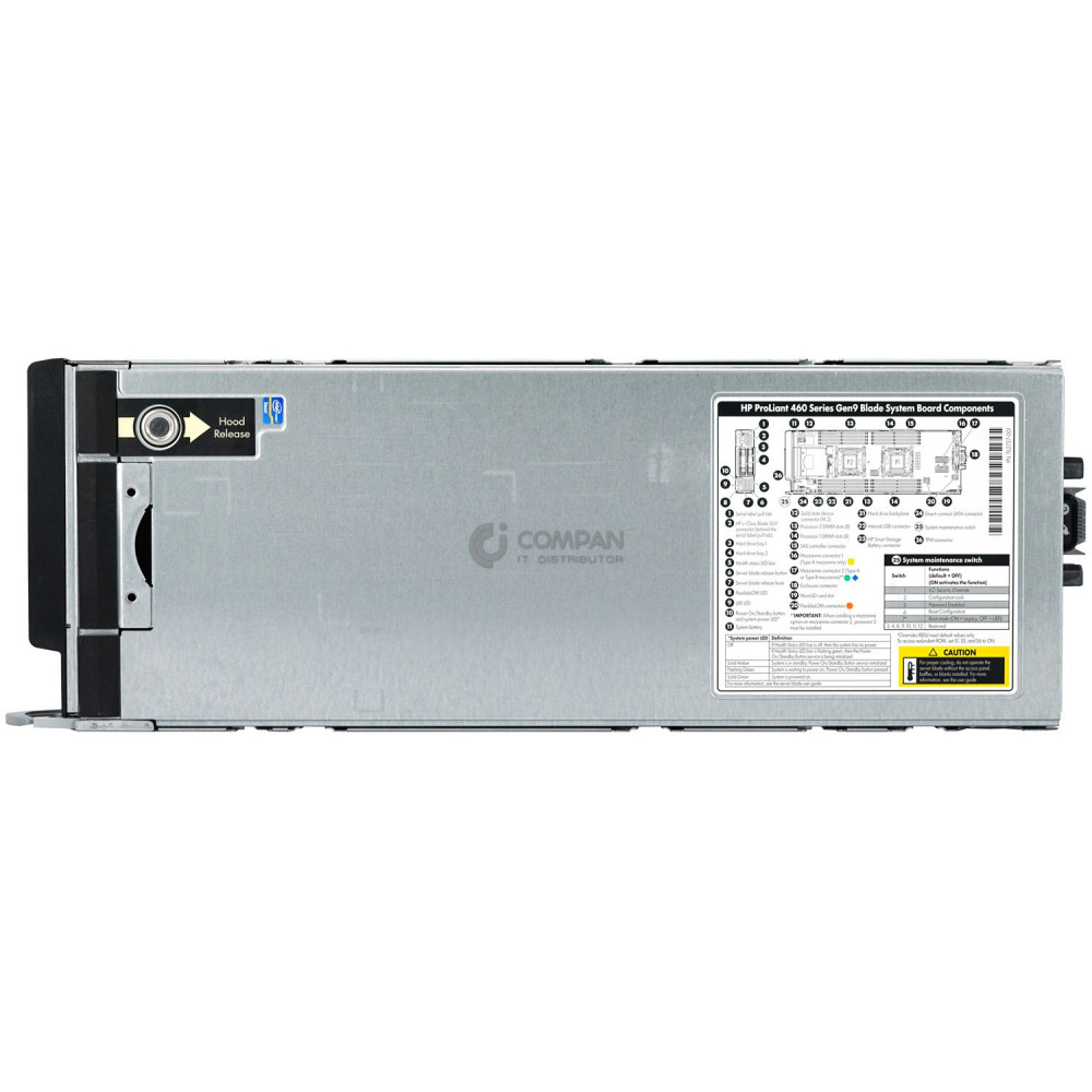 BL460C G9-2SFF HP PROLIANT BL460C GEN9 2X E5-2680 V4 @ 2.40GHZ RAM 64GB 2X 300GB
