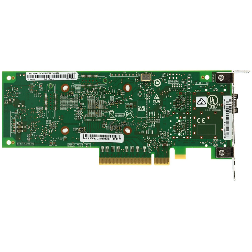 01CV753 LP IBM QLE2690 SINGLE PORT 16GB SFP+ ADAPTER LOW PROFILE