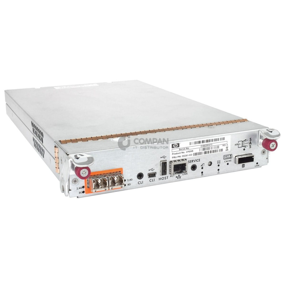 592261-002 HP P2000 G3 MSA FIBRE CHANNEL CONTROLLER