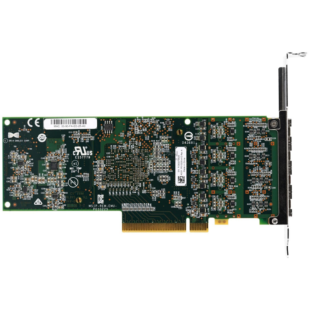 2CE3 IBM PCIE3 4-PORT 10GB SFP+ SR ADAPTER FOR IBM PSERIES POWER8