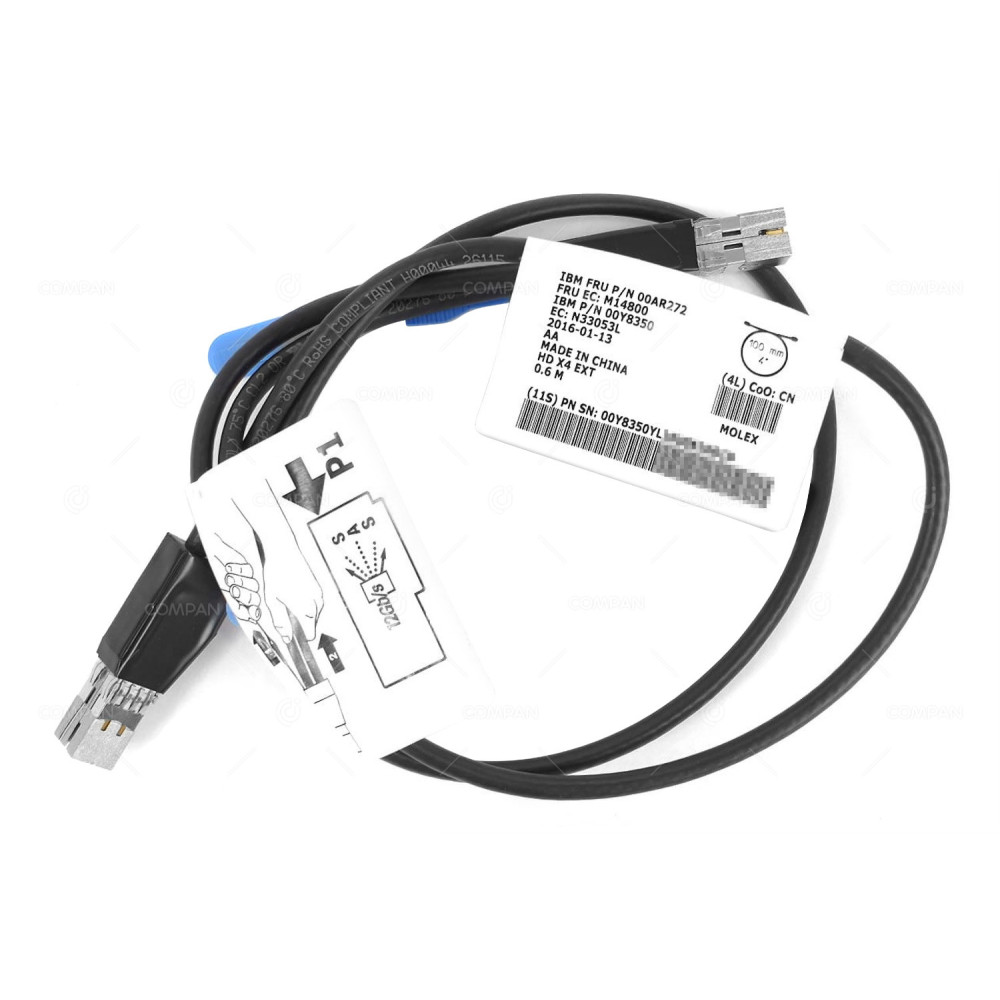 00AR272 IBM MINI SAS HD TO MINI SAS HD 12G CABLE 0.6M