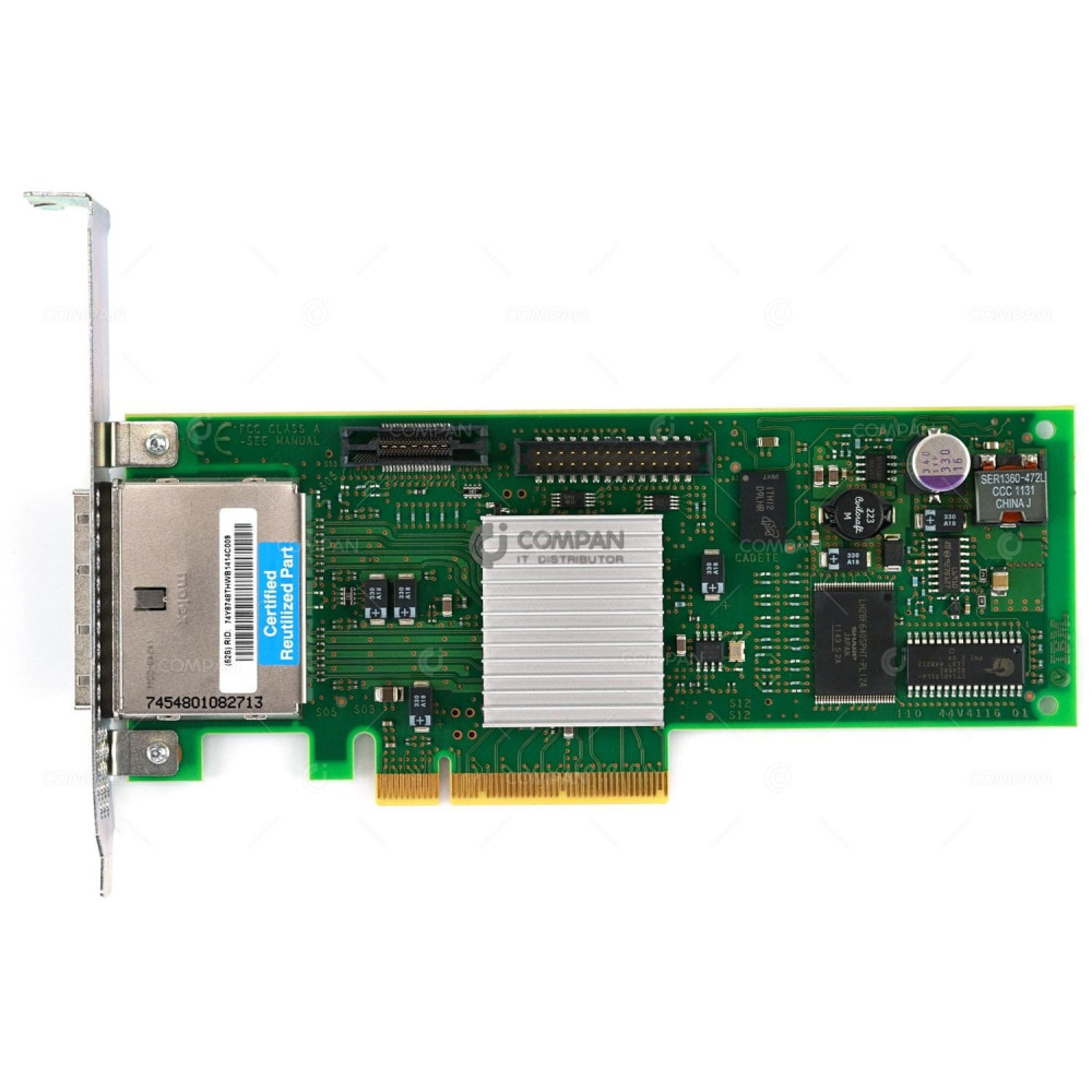 57B3 IBM SAS 3GB 2-PORT PCIE X8 DISK/TAPE ADAPTER FOR IBM PSERIES POWER8 7