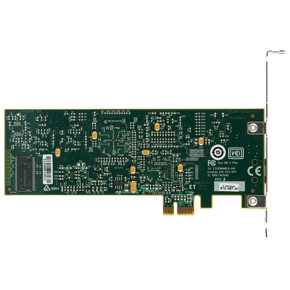 813-087-01 DIALOGIC SINGLE PORT RJ-45 PCIE ADAPTER