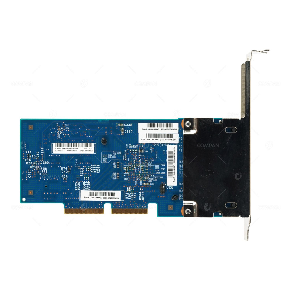 47C8210 IBM INTEL I350-T4 ML2 QUAD PORT 1GB RJ-45 ETHERNET ADAPTER PCI-E