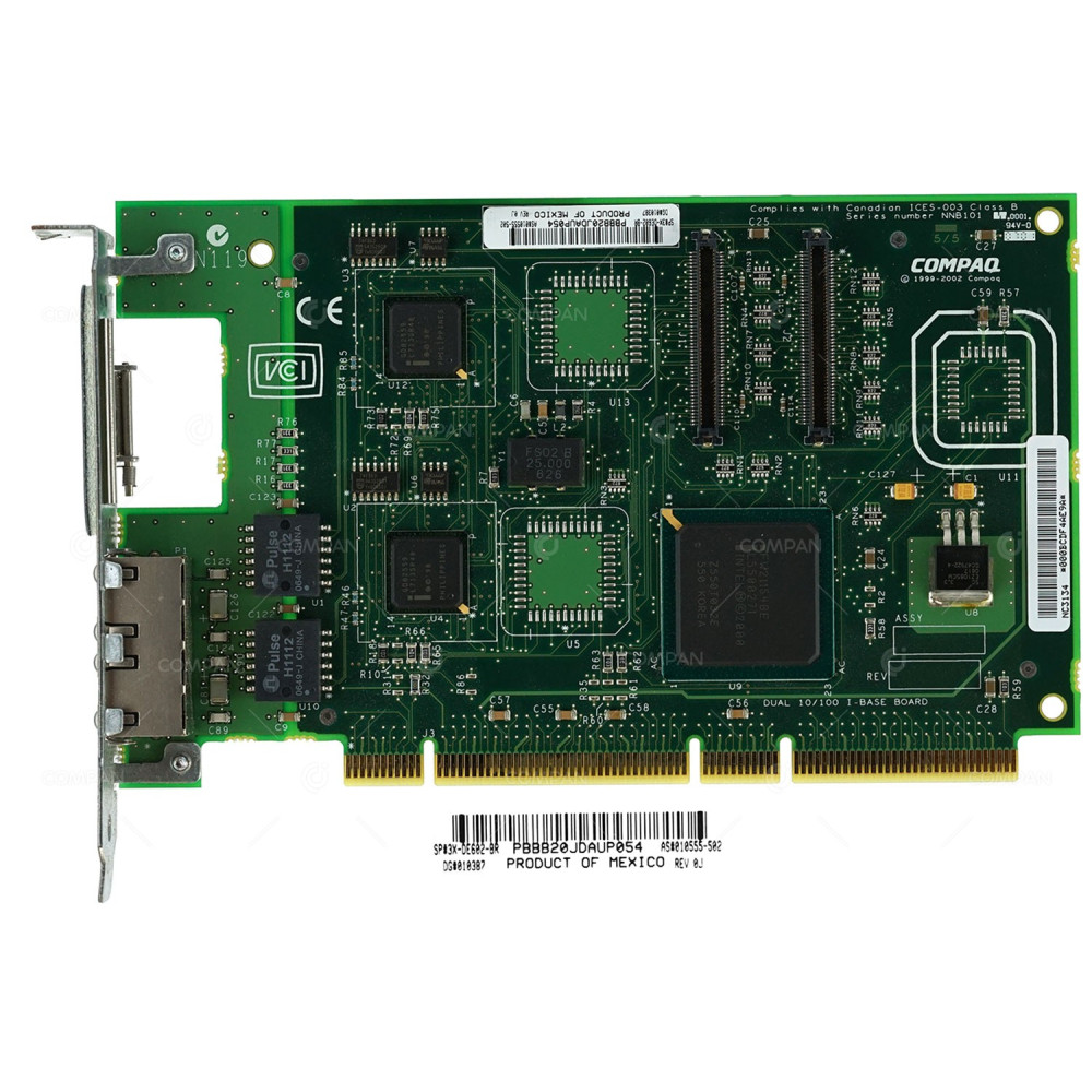 3X-DE602-BR HP PCI TO DUAL PORT 10/100 UTP FAST ETHERNET ADAPTER 010555-502