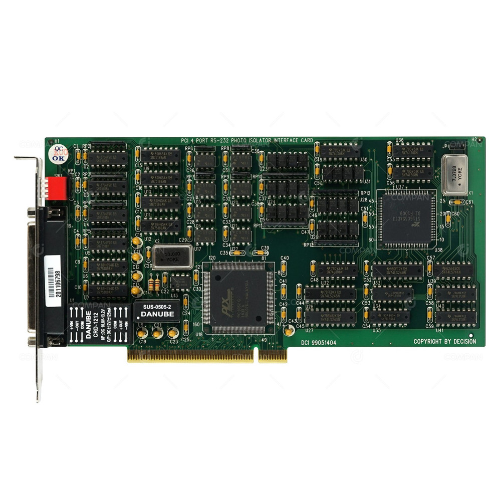 99051404 RS-232 4 PORT PCI PHOTO ISOLATOR INTERFACE CARD