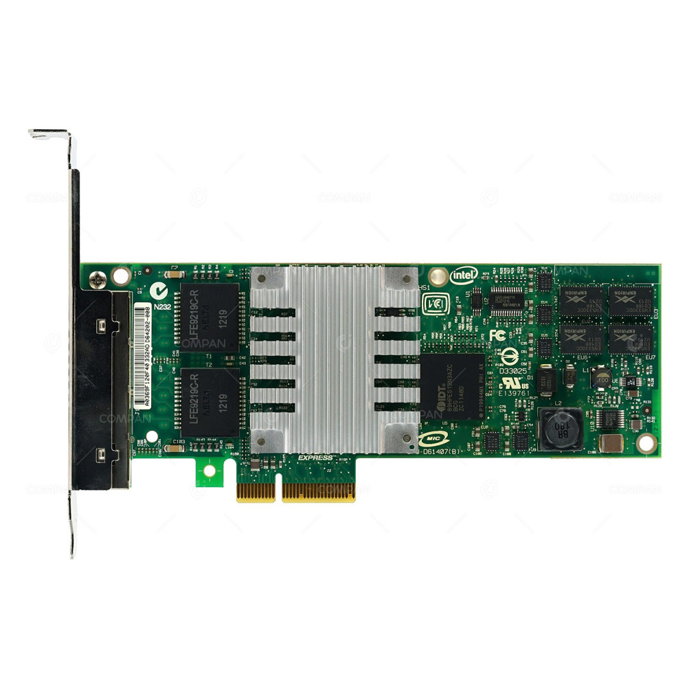 D64202-008 INTEL PRO 1000 PT QUAD PORT 1GB RJ-45 SERVER ADAPTER