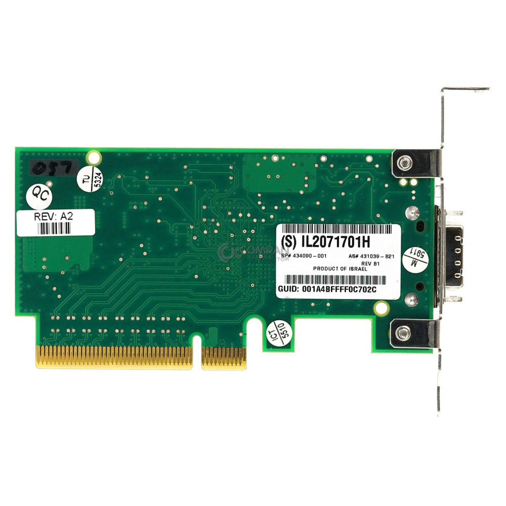 434090-001 HP INFINIBAND PCI-E 4X DDR SINGLE-PORT HOST CHANNEL ADAPTER
