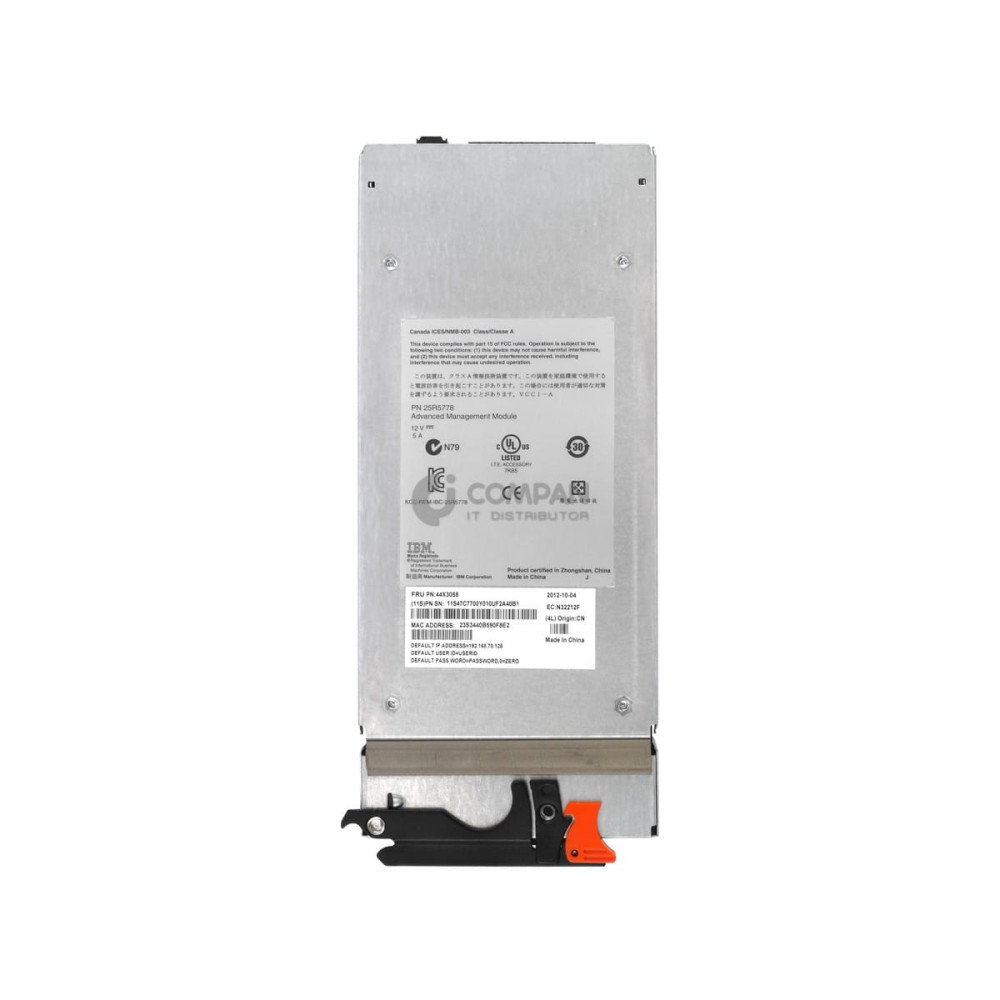 44X3058 IBM ADVANCED MANAGEMENT MODULE FOR IBM BLADECENTER