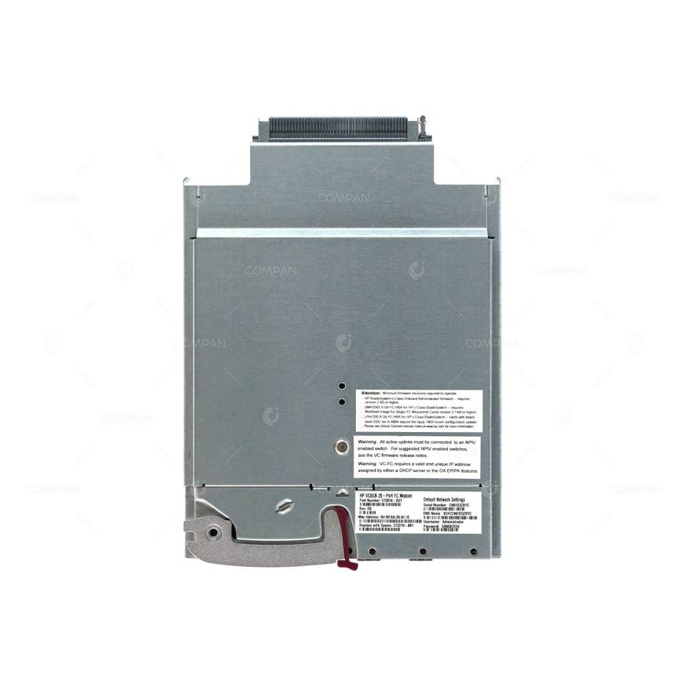 572216-001 HP VIRTUAL CONNECT 8GB 20-PORT FIBRE CHANNEL MODULE  FOR C-CLASS BLADE SYSTEM 572018-B21, 32035-01, SBCB8164-11, HSTNS-1B16