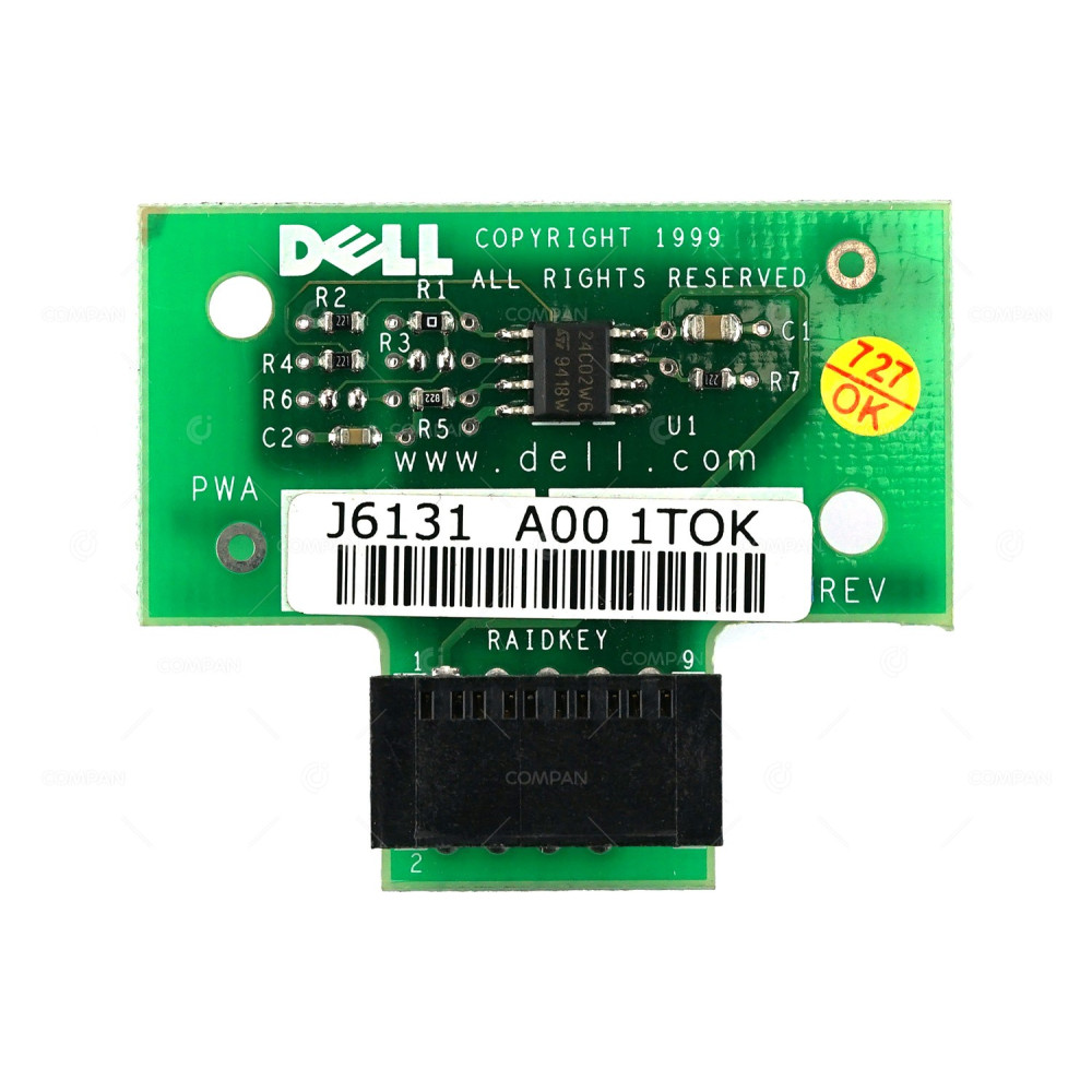 J6131 DELL RAID KEY FOR PE 2650 4600 0J6131