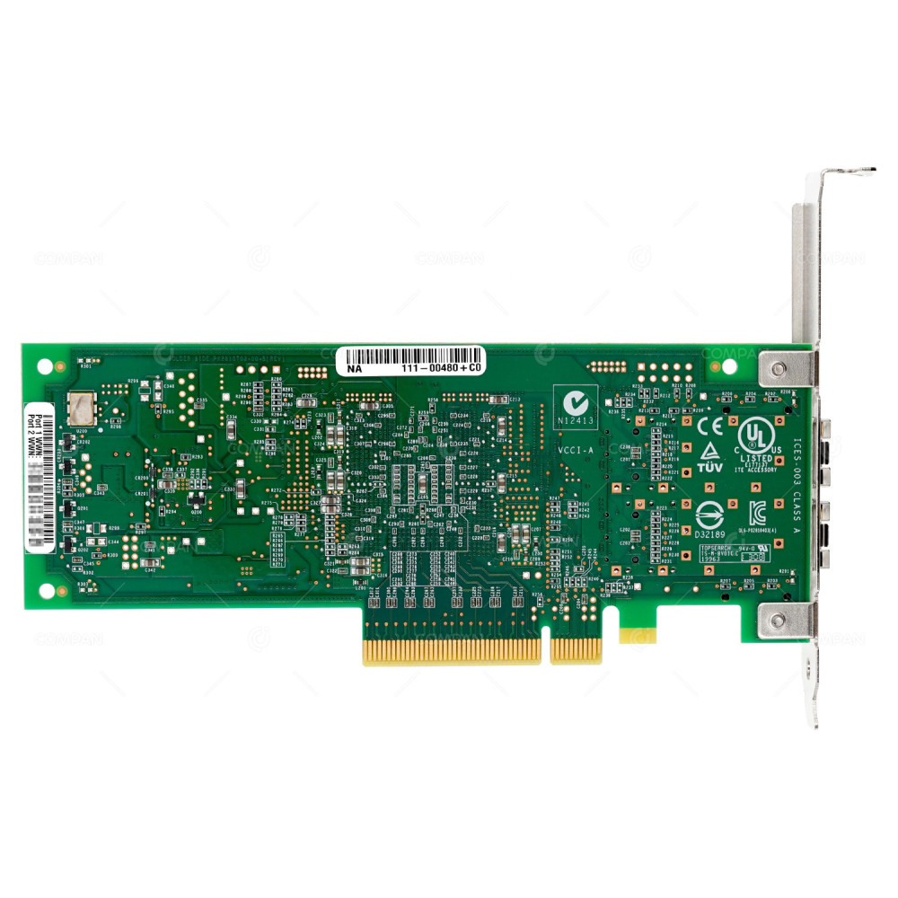 111-00480+C0 NETAPP QLOGIC QLE2562 DUAL PORT 8GB FC PCI-E ADAPTER FOR FAS