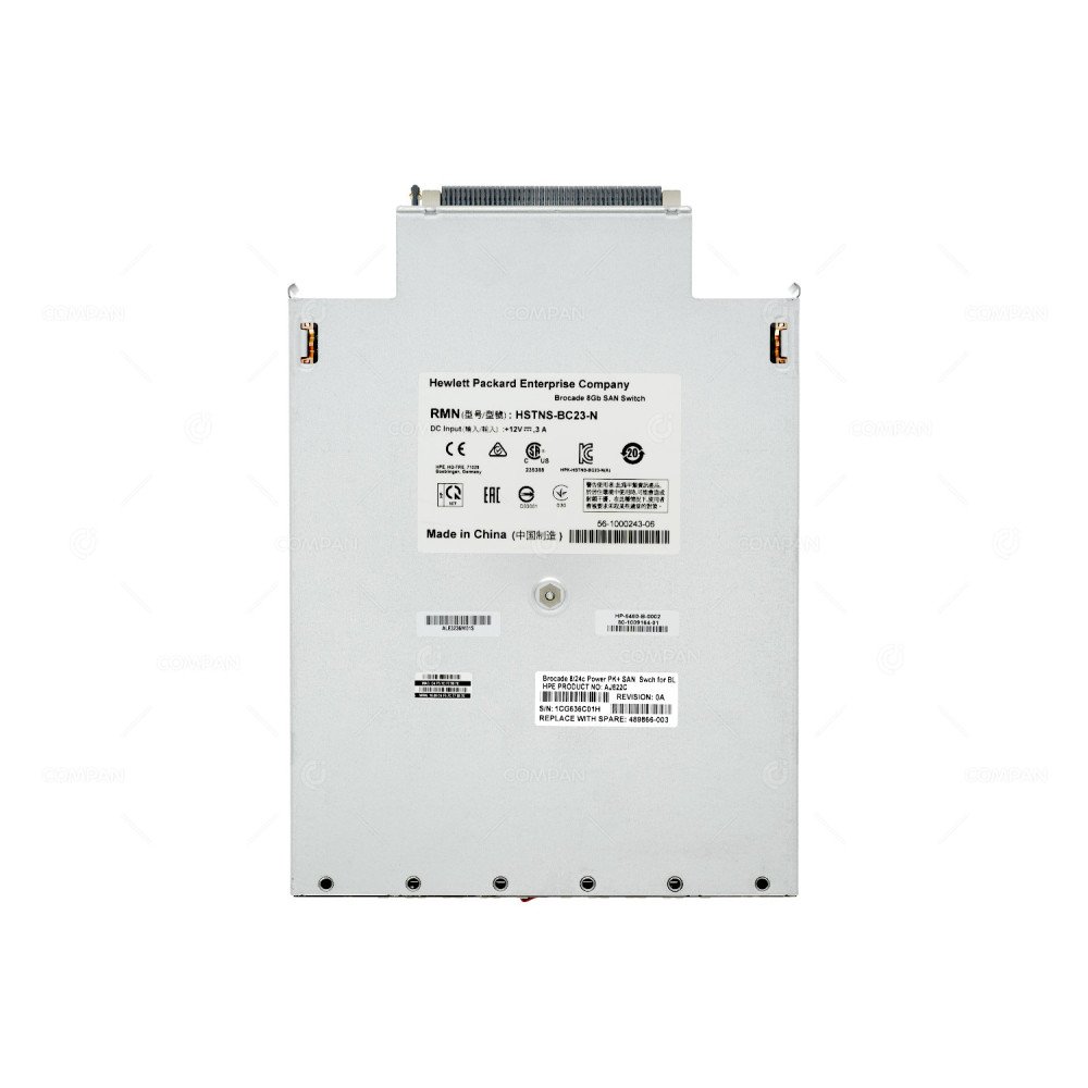489866-003 HP SWITCH SAN 8/24C 8GB FOR BLADESYSTEM C3000 C7000 AJ822C, 80-1006662-01, HSTNS-BC23-N