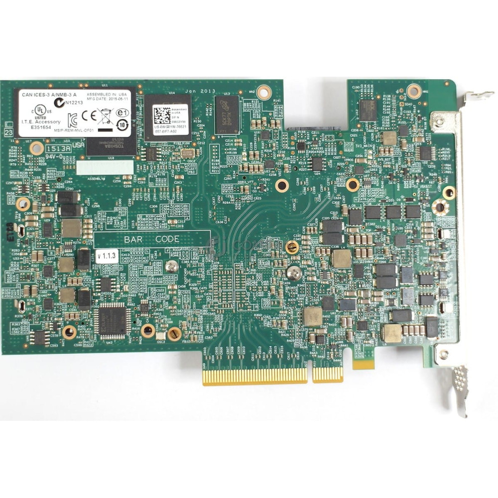 WG0YW DELL CONTROLLER PCI-E X8 MODULE WITH 8GB CACHE AND DUAL BATTERIES