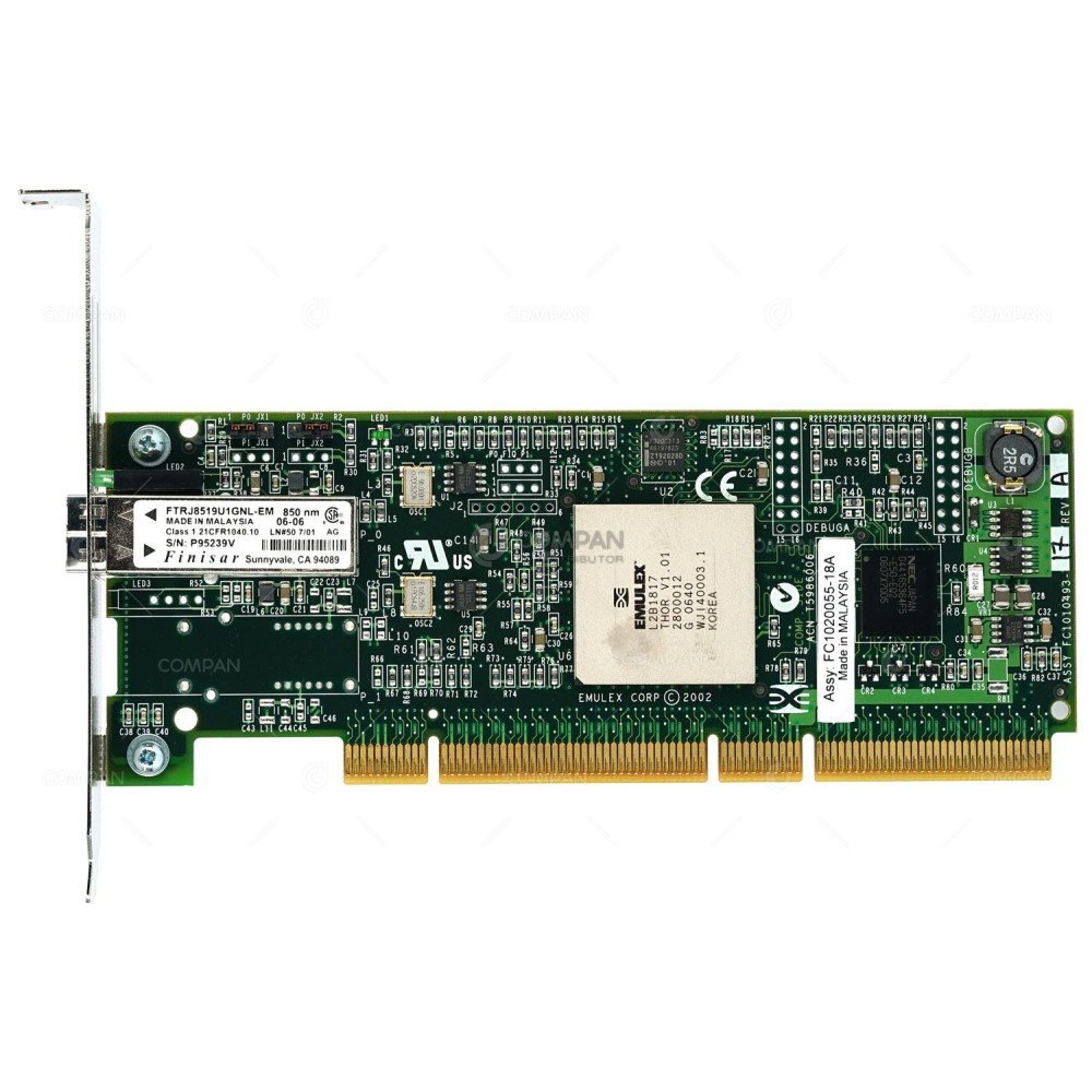 280B IBM EMULEX SINGLE PORT 2GB SFP FC PCI-X NETWORK ADAPTER