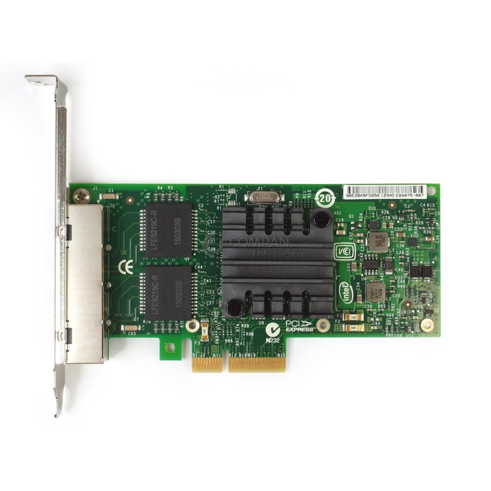 E84075-007 INTEL I350-T4 QUAD PORT GIGABIT ETHERNET PCI-E ADAPTER -
