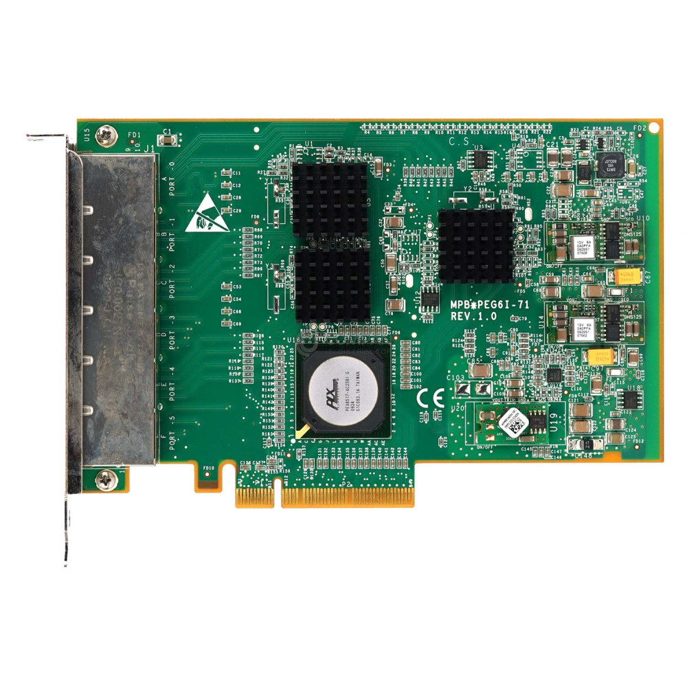 76-0939639-A SILICOM PEG6I 6-PORT 1GB RJ-45 PCI-E ETHERNET  ADAPTER