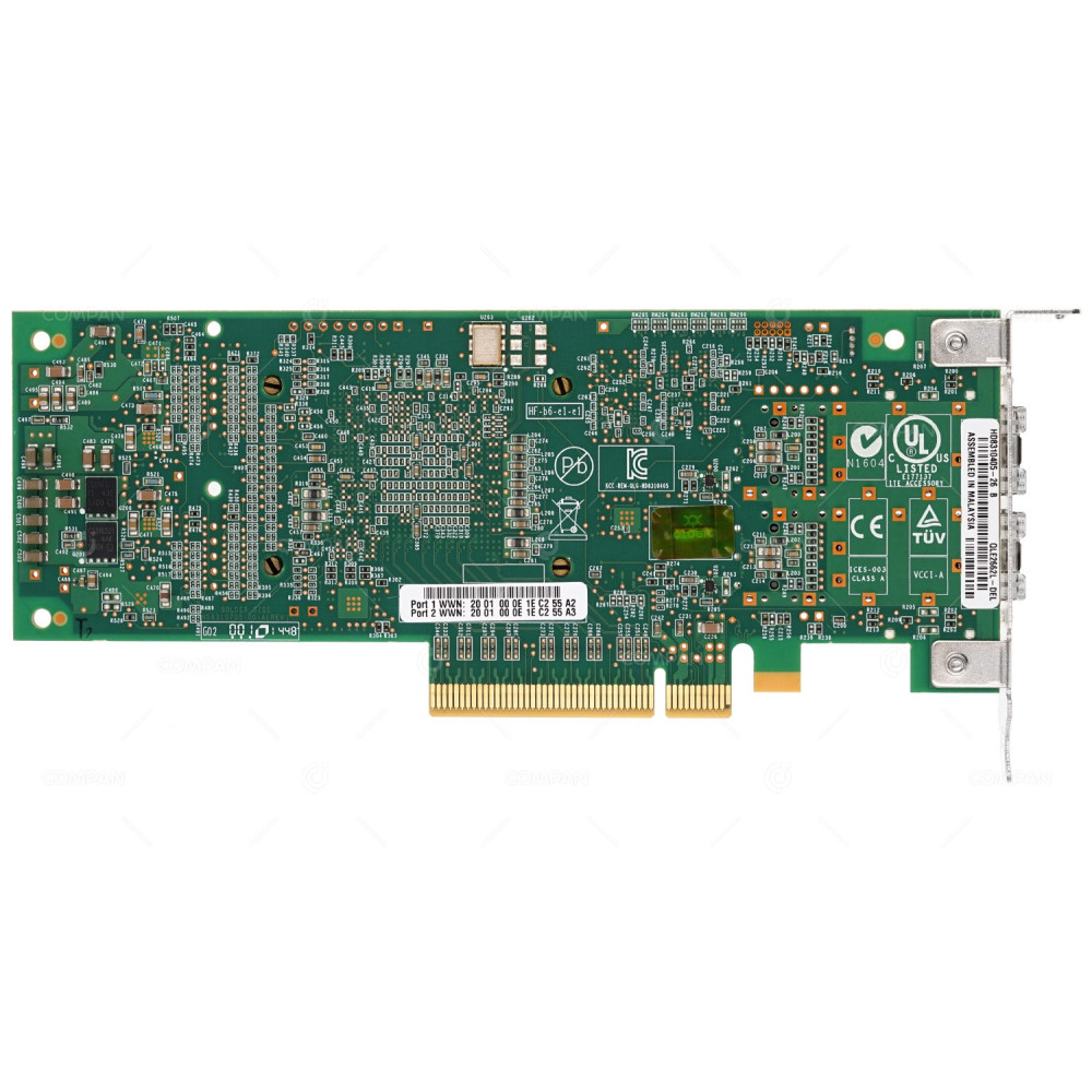 7JKH4 LP DELL QLE2662 DUAL PORT 16GB FC PCI-E ADAPTER LOW PROFILE