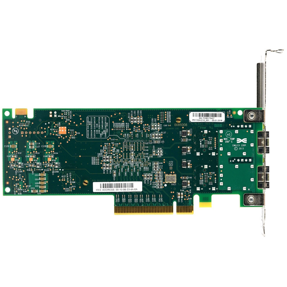 UCSC-PCIE-BD16GF CISCO EMULEX LPE31002 16GB DUAL PORT FC ADAPTER