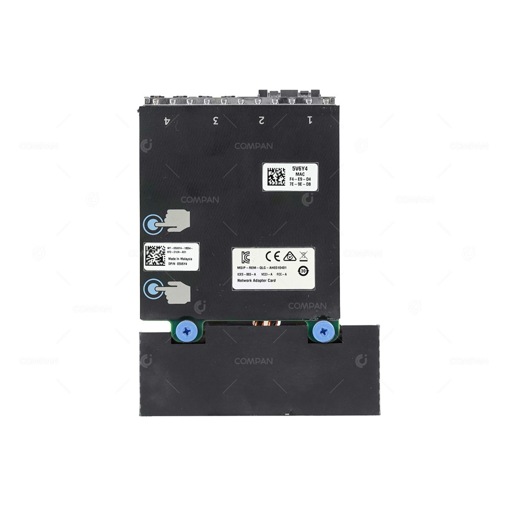 5V6Y4 DELL QLOGIC QL4126 2-PORT SFP+ 2-PORT RJ-45 NETWORK DAUGHTER CARD