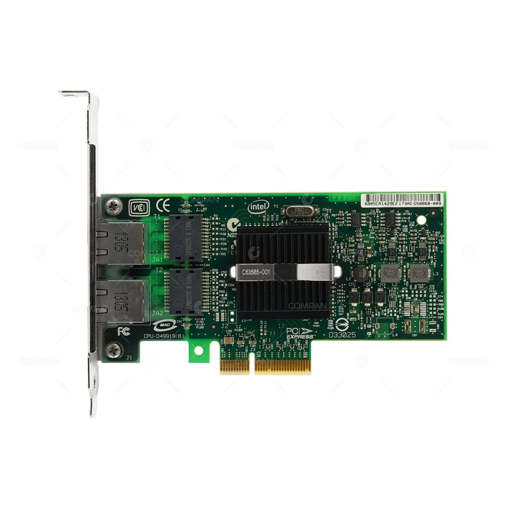 D50868-009 INTEL PRO/1000 PT GIGABIT DUAL PORT PCI-E SERVER ADAPTER