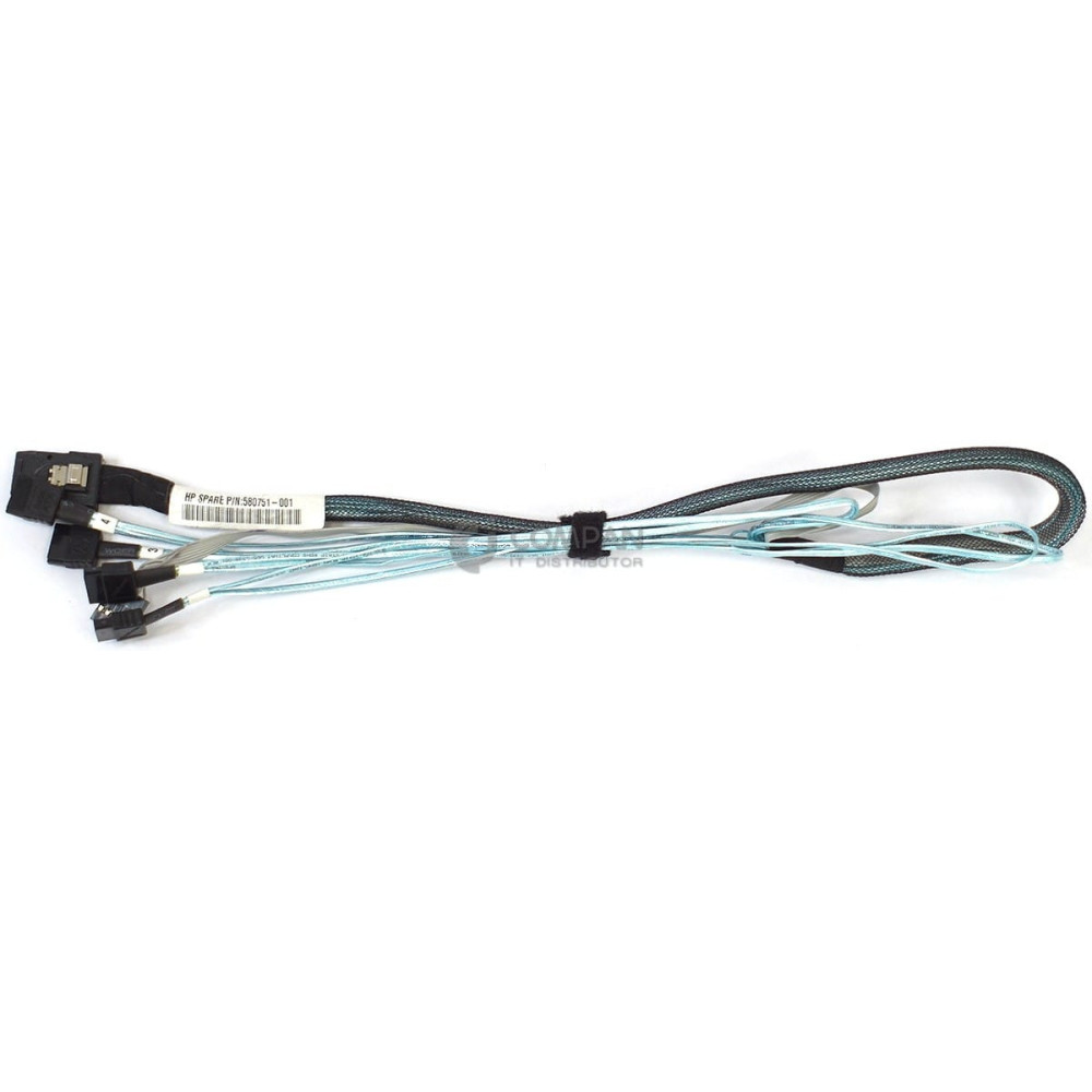 580751-001 HP MINI SAS TO 4X SATA CABLE FOR DL120 G6
