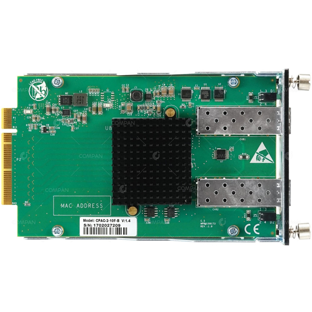 CPAC-2-10F-B CHECK POINT 2 PORT 10GB SFP+ INTERFACE CARD FOR 5800