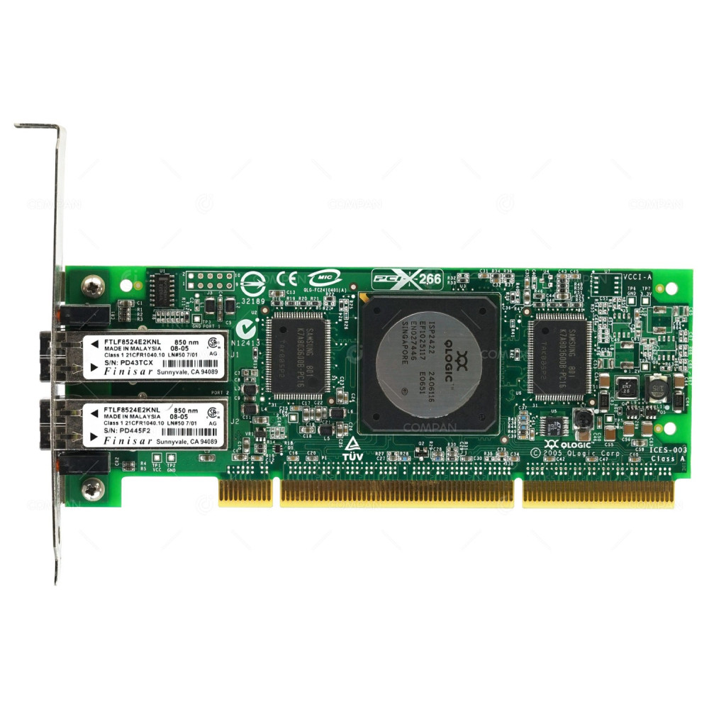 375-3294-01 SUN PCI-X 2.0 DUAL PORT 4GB SFP FIBRE CHANNEL ADAPTER