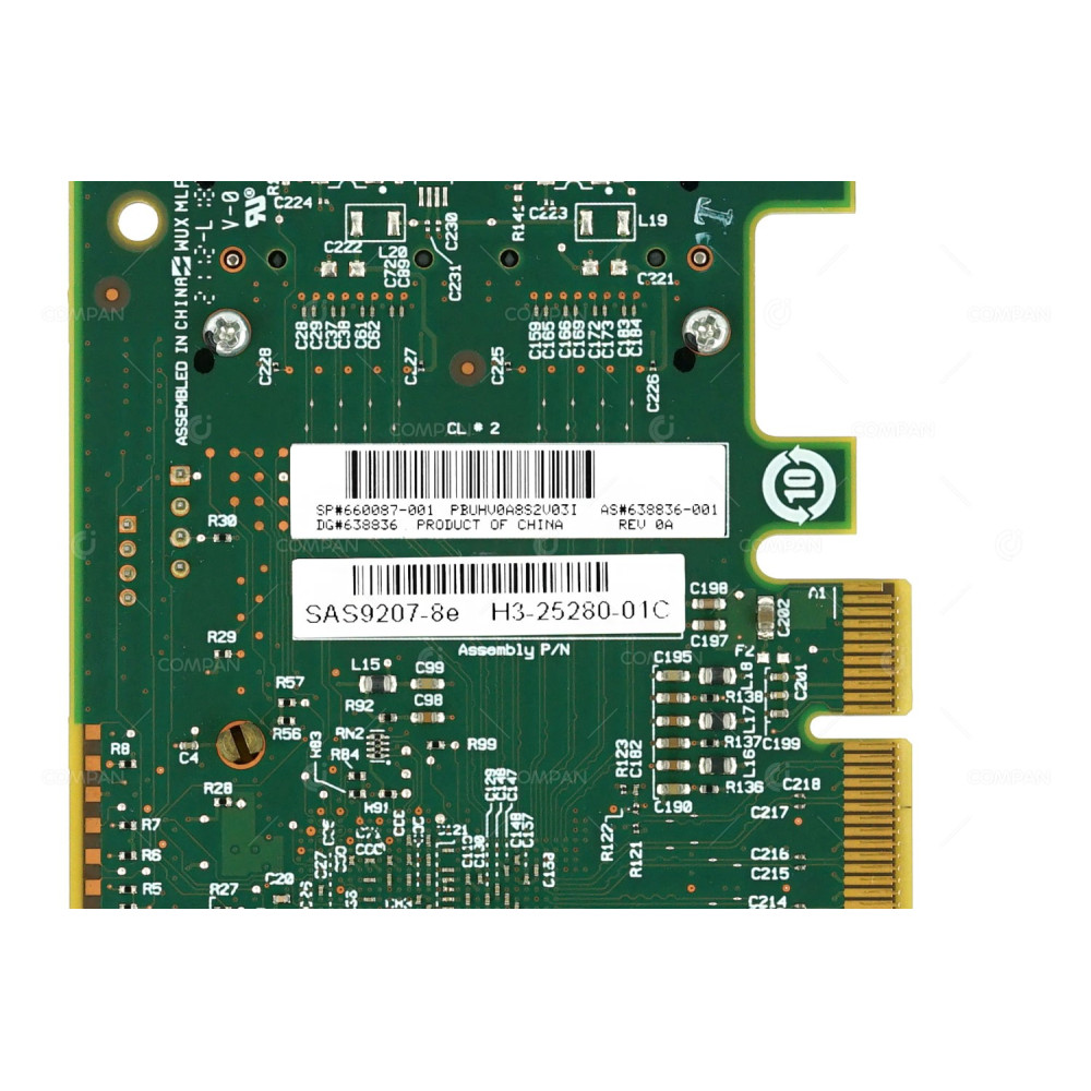 660087-001 LP HP H221 6G DUAL PORT PCI-E 2.0 X8 SAS SATA HOST BUS ADAPTER HBA LOW PROFILE 650931-B21, 638836-001 LP, SAS9207-8E, H3-25280-01C