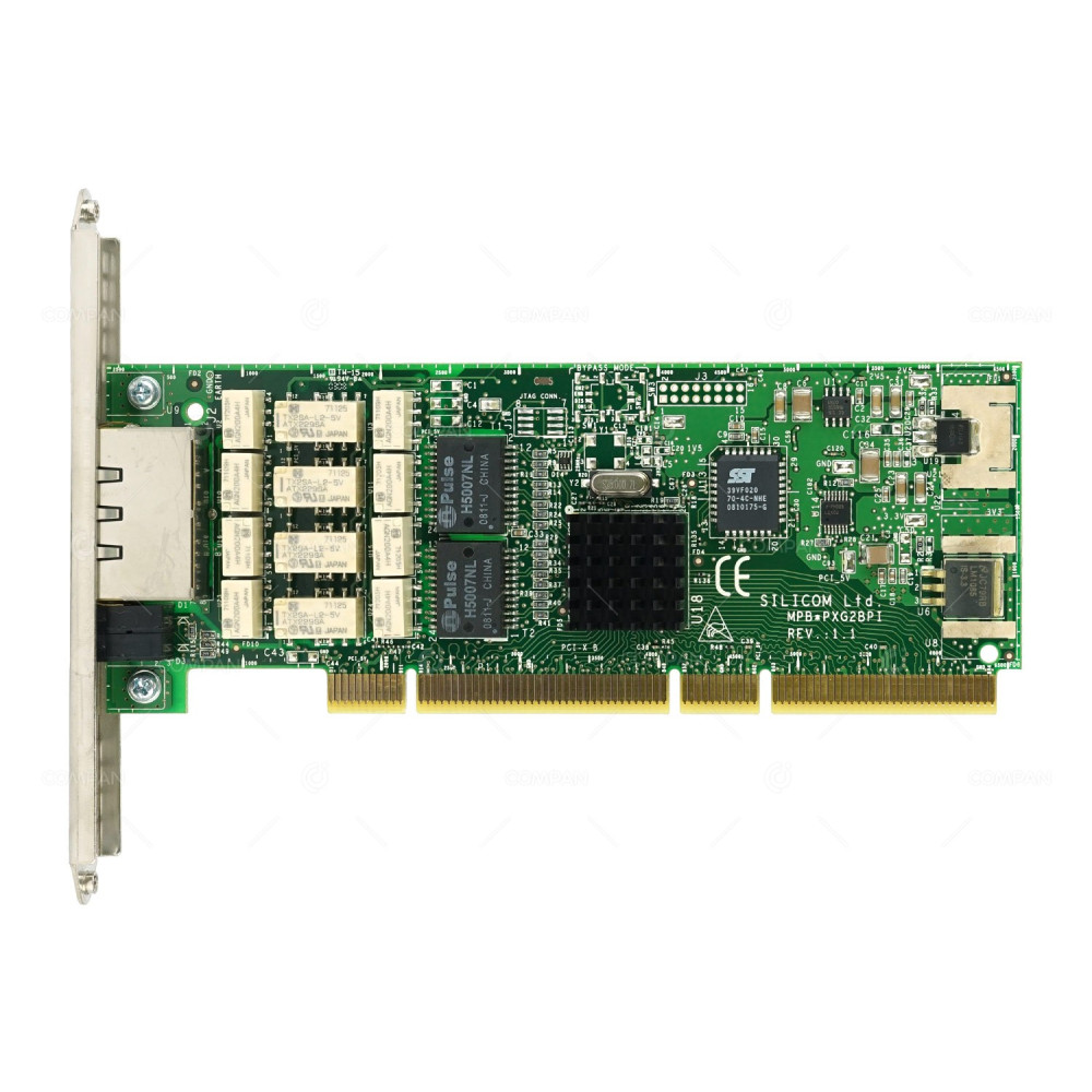 PXG2BPI-BC-ROHS SILICOM DUAL PORT RJ-45 COPPER BYPASS GIGBIT ETHERNET PCI-X SEVER ADAPTER FOR BLUECOAT 510 810 102-02541