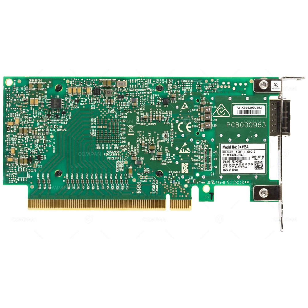 MCX455A-ECAT LP MELLANOX CONNECTX-4 VPI 100GB QSFP28 ADAPTER LOW PROFILE