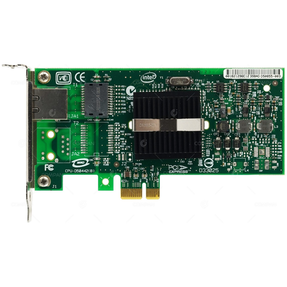 D50855-003 LP INTEL PRO/1000 PT 1-PORT 1GB RJ-45 NETWORK ADAPTER LOW PROFILE