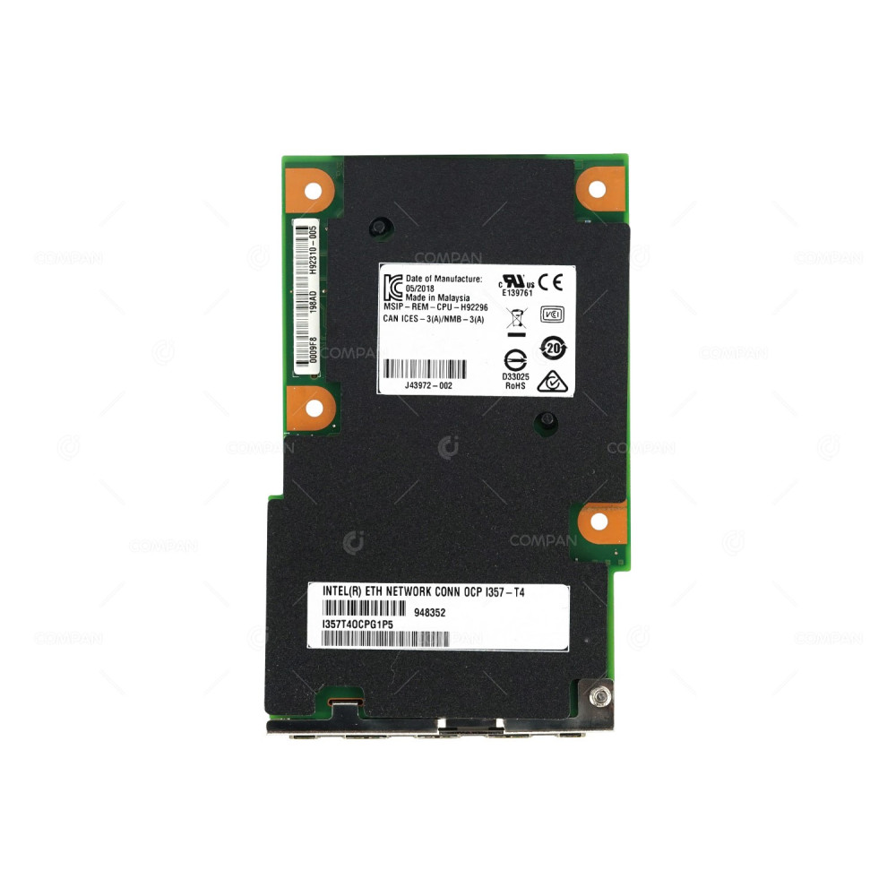 I357T4OCPG1P5 INTEL I357-T4 QUAD PORT 1GB RJ-45 NETWORK ADAPTER