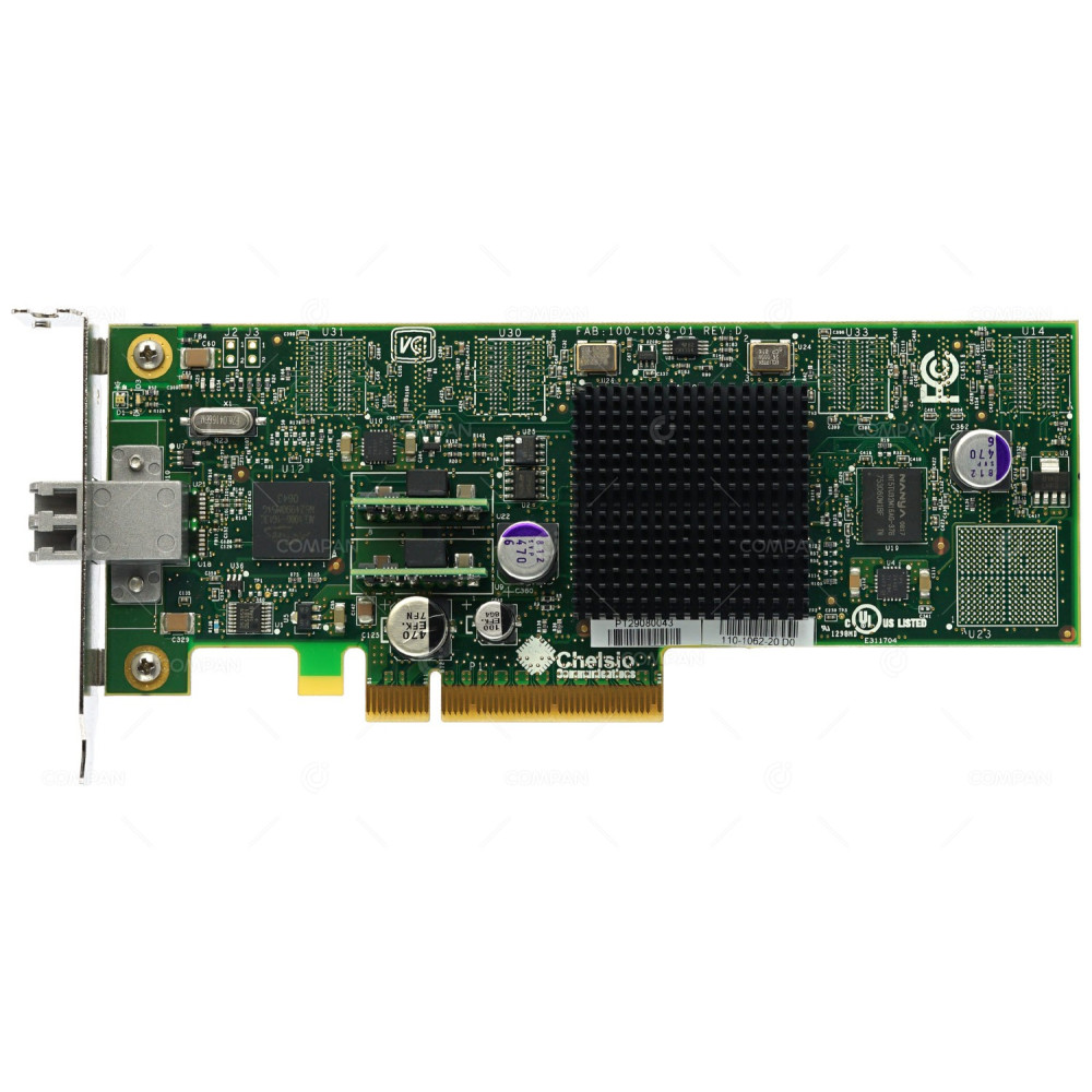110-1062-20 LP EMC CHELSIO S310E-SR 10GBE SINGLE PORT LC PCI-E X8 NETWORK ADAPTER NIC LOW PROFILE -