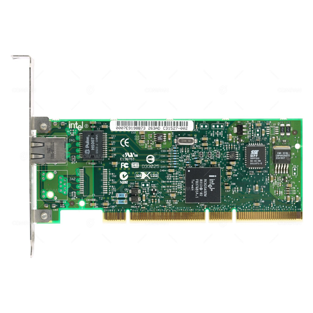 C31527-002 INTEL PRO/1000 MT 1-PORT 1GB RJ-45 PCI-X NIC SERVER NETWORK ADAPTER
