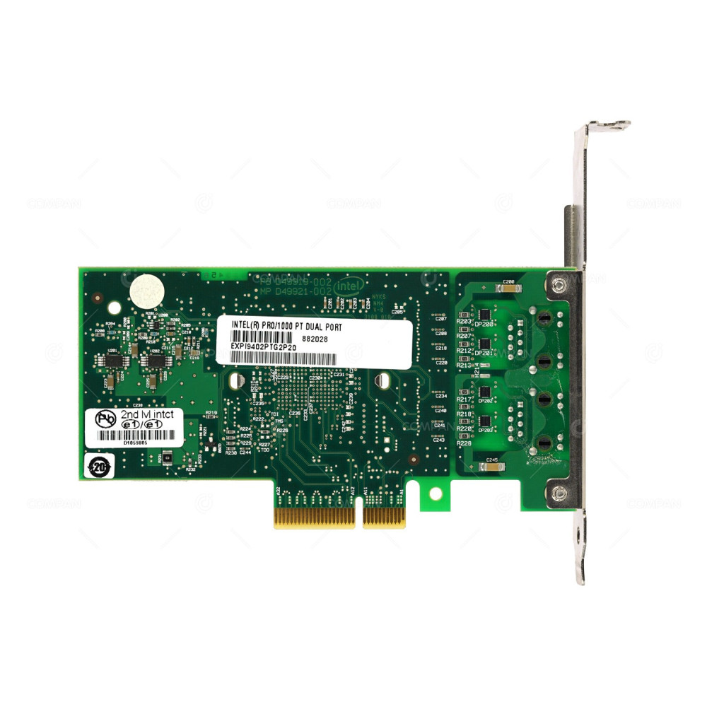 D50228-005 INTEL DUAL PORT 1GB RJ-45 PRO 1000 PT ETHERNET ADAPTER