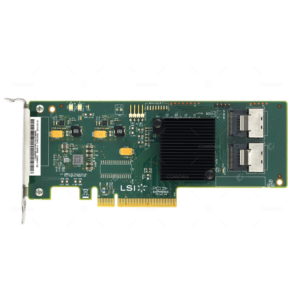 45W9122 IBM LSI SAS9201-8I SAS-2 SATA 6G PCI-E HOST BUS ADAPTER LOW PROFILE