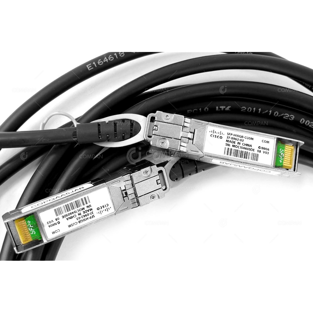 37-0962-03-NEW CISCO 10G BASE-CU TWINAX SFP+ PASSIVE CABLE 5M