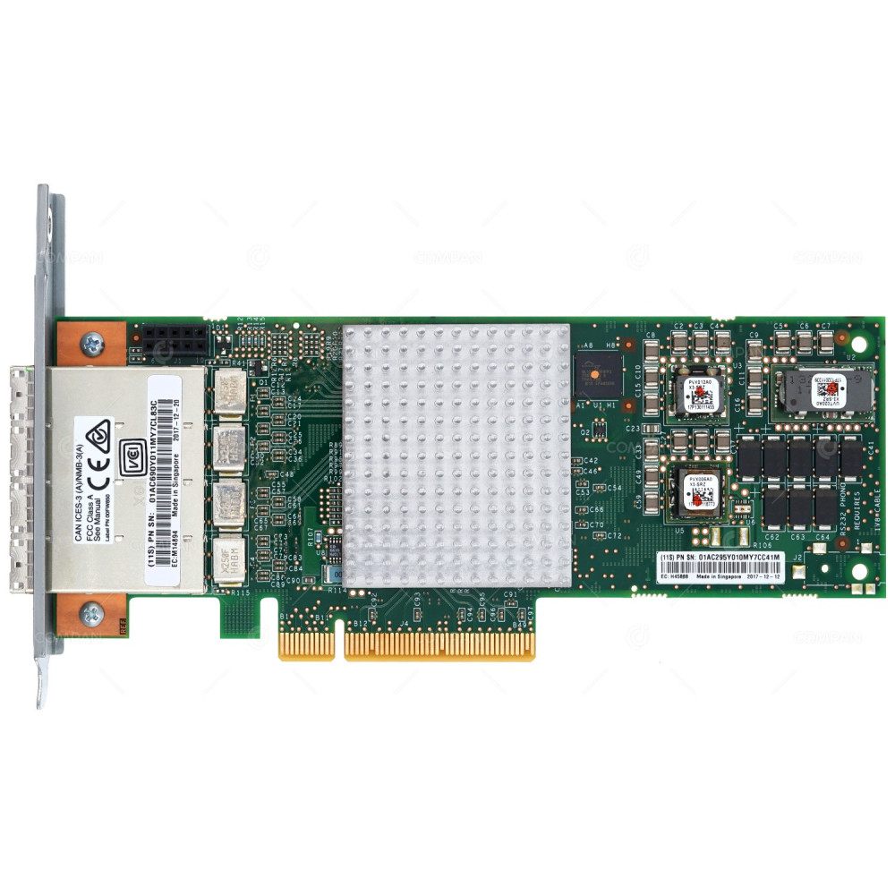 01AC690 IBM 4-PORT SFP SAS 12G ADAPTER FOR IBM STORWIZE V5000 GEN2