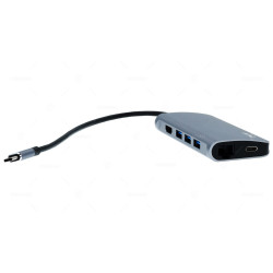 15954 LMP HUB 8PORT DOCKING STATION USB-C 1XHDMI 4K, 3XUSB 3.0, 1XRJ45, 1XUSB-C, 1XMICROSD, 1XSD CARD 04-21