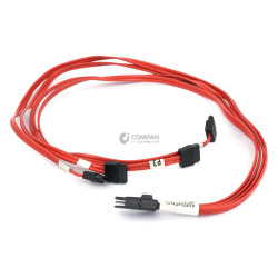 AST1390-0003 AMPHENOL MINI SAS TO 4XSATA  INTERNAL BREAKOUT CABLE 0.6M
