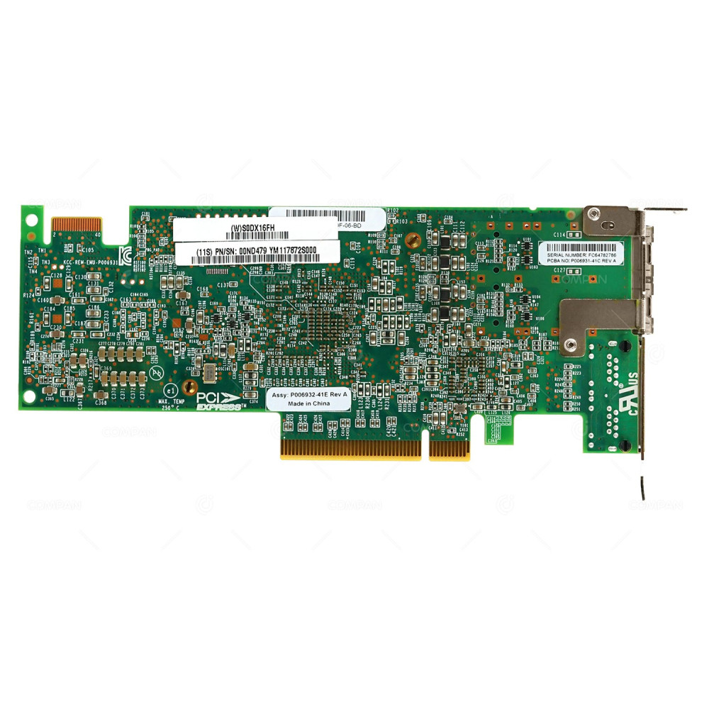 2CC1 LP IBM DUAL PORT PCIE 10GB SFP+ FCOE 2 PORT 1GB ETHERNET ADAPTER FOR PSERIES 00ND479, 00E3502